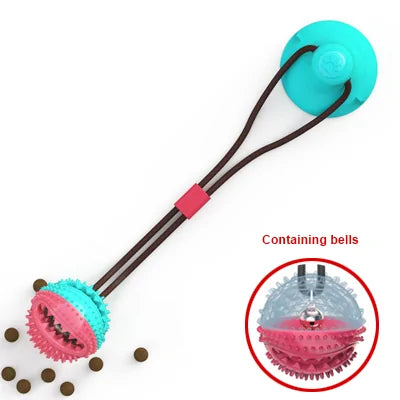 Pet Dog Toys Silicon Suction Cup